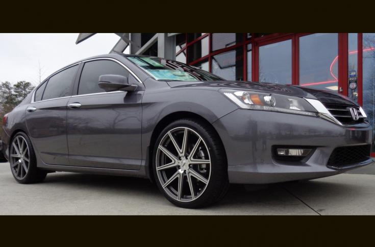 BMW 6 SERIES ROUGE GUN METAL MACHINED FACE
